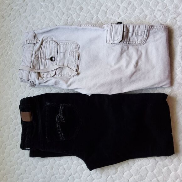 Justice pants bundle cargo khakis velour 16 - Picture 6 of 6